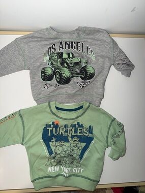 Los Angeles Monster Truck & Teenage Ninja Turtle Kids Sweatshirt